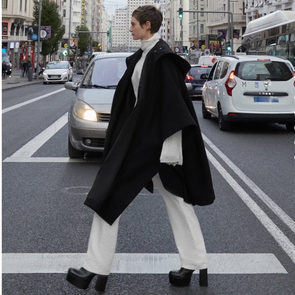 Limited Edition Wool Blend Cape